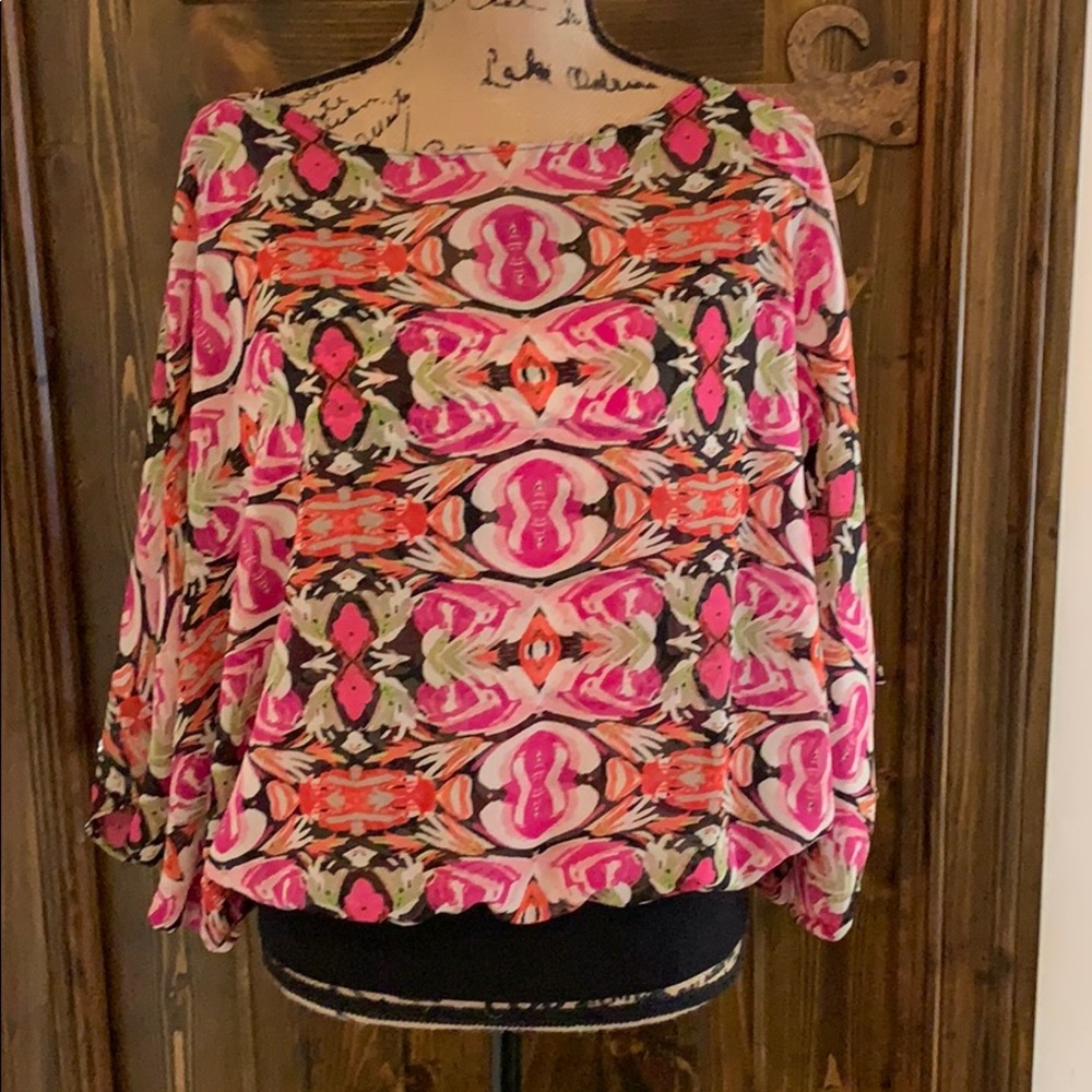 Bright, happy spring blouse